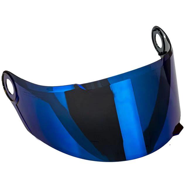 CASCO ICH 501  VISERA AZUL Y TRANSPARENTE