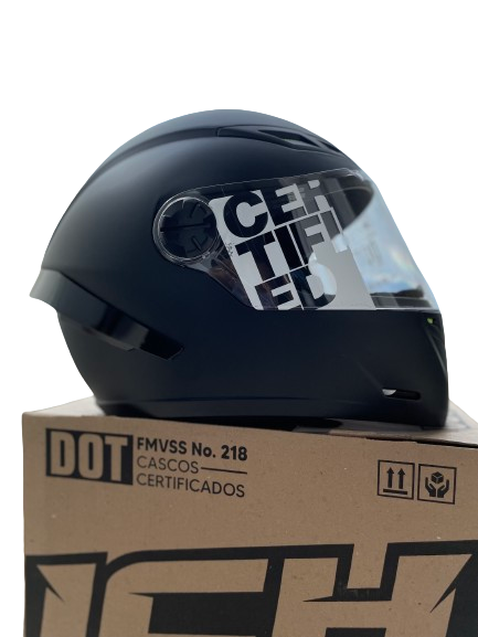 CASCO ICH 501 SP PLANO VISERA TRANSPARENTE