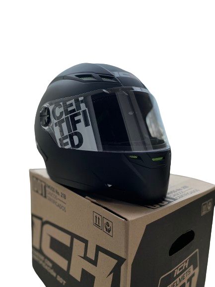 CASCO ICH 501 SP PLANO VISERA TRANSPARENTE