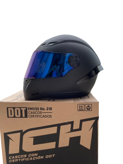 CASCO ICH 501  VISERA AZUL