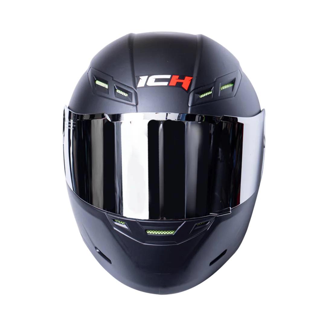 Casco ICH 501 Plano Visera Plateada