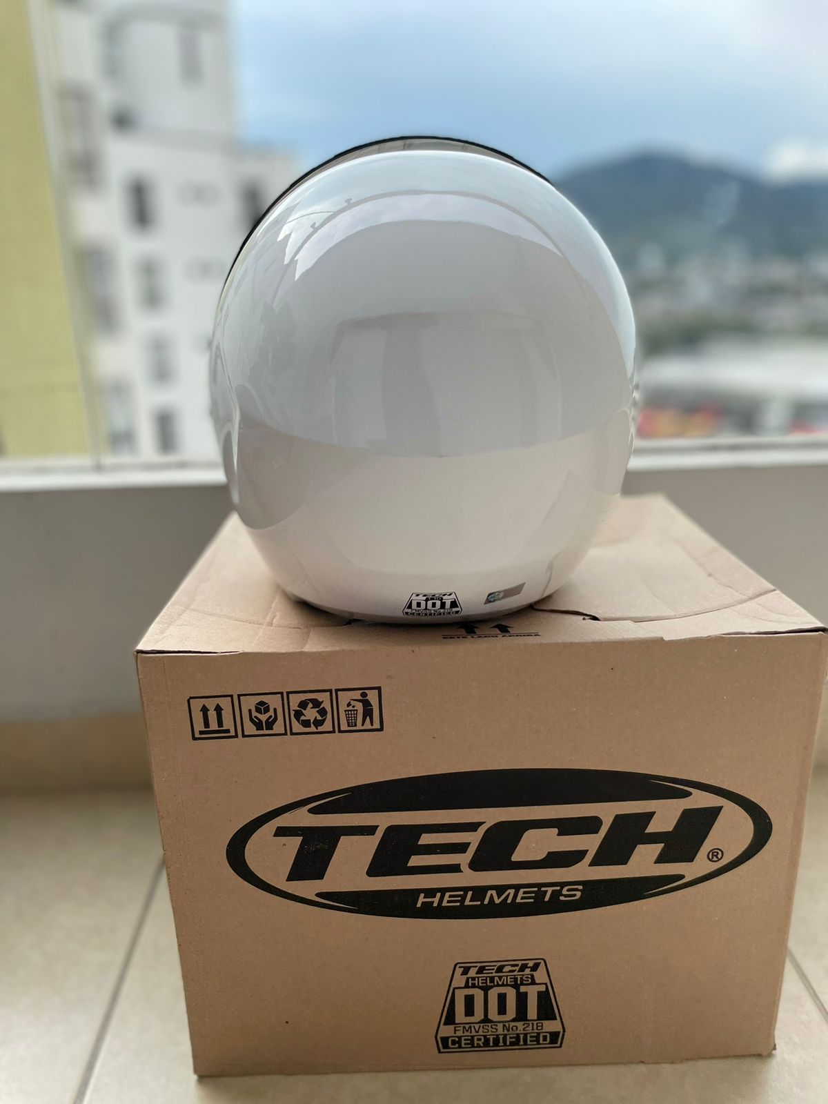 CASCO TECH T10 BLANCO