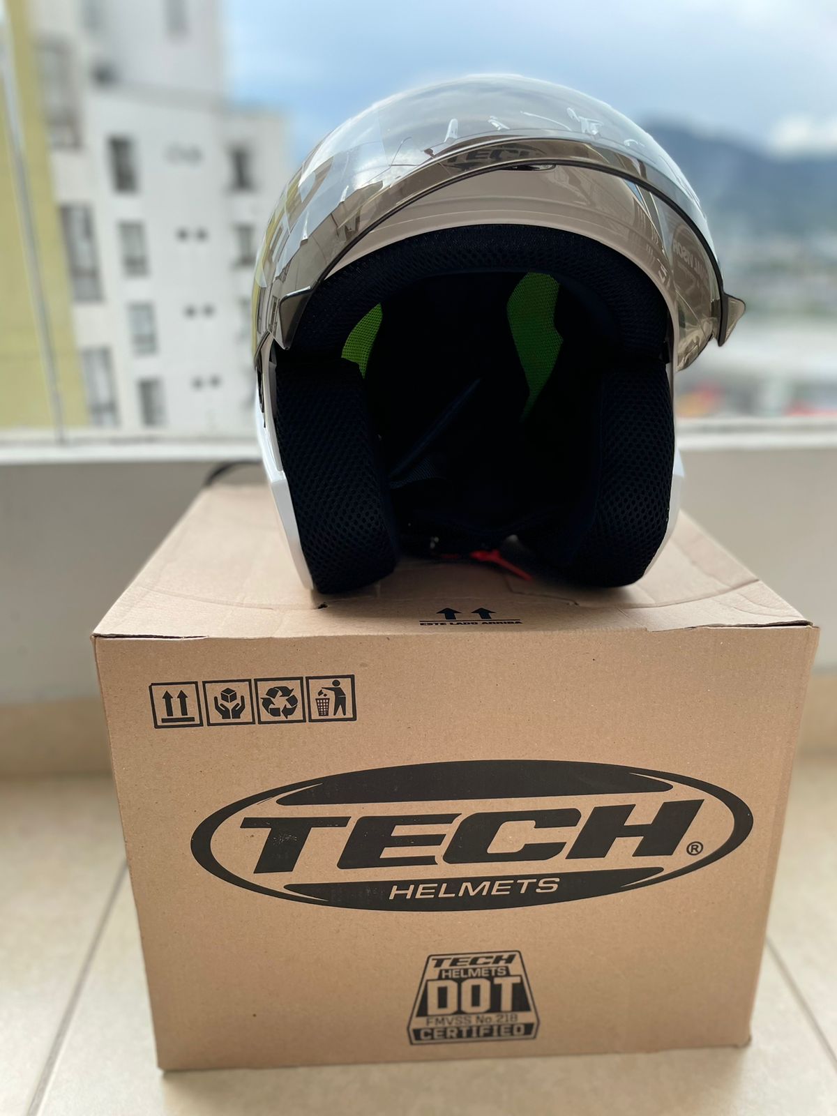 CASCO TECH T10 BLANCO