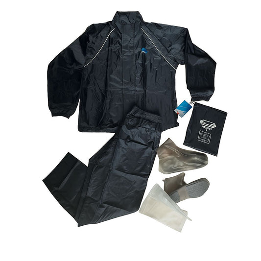 Impermeable X-One 3 Piezas – Chaqueta + Pantalón + Botas Obsequio /AZUL