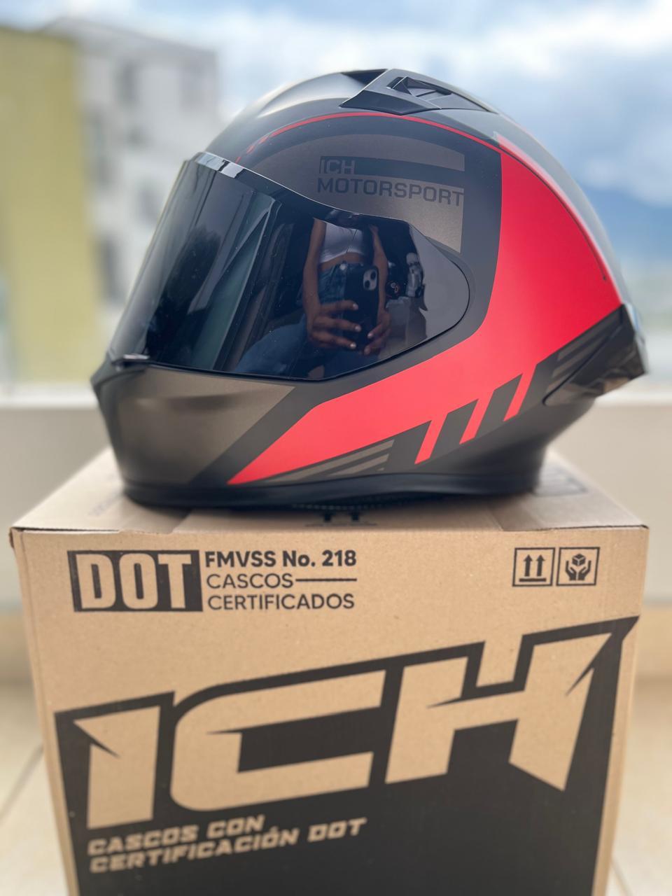 CASCO ICH 503 DUKO VISERA NEGRA