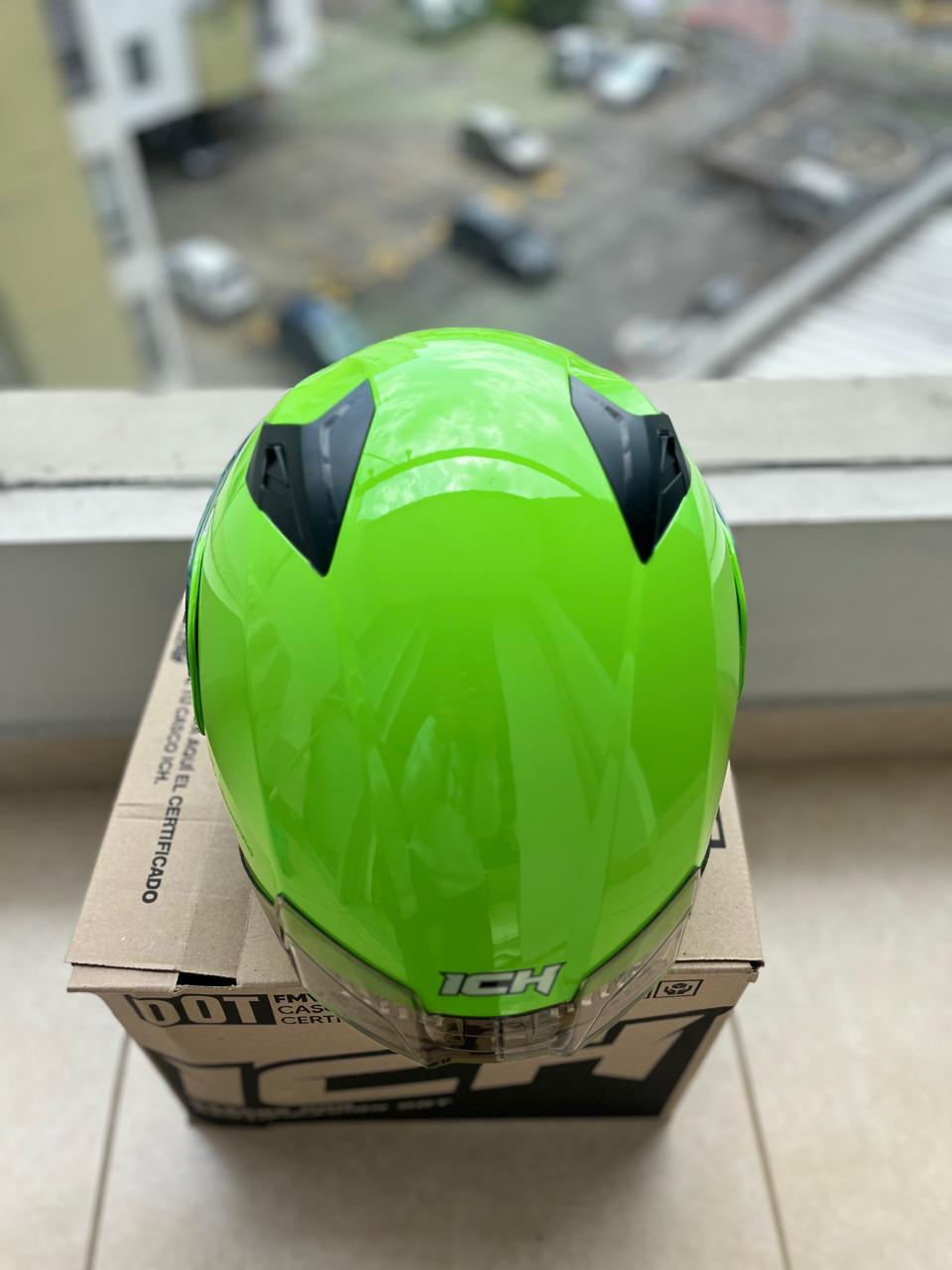 CASCO ABATIBLE VERDE POLICIA 3120