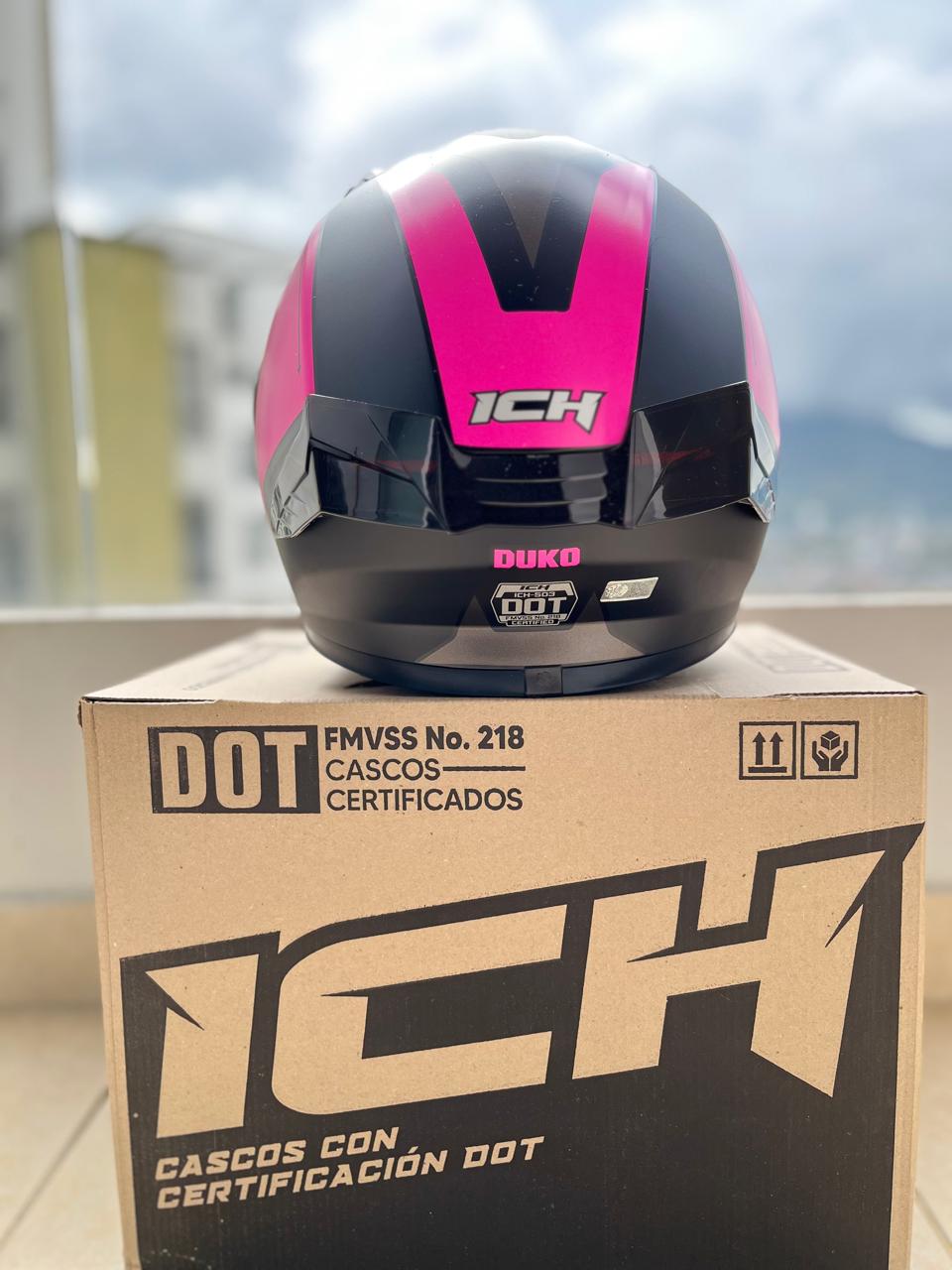 CASCO ICH 503 VISERA PLATEADA EDICION