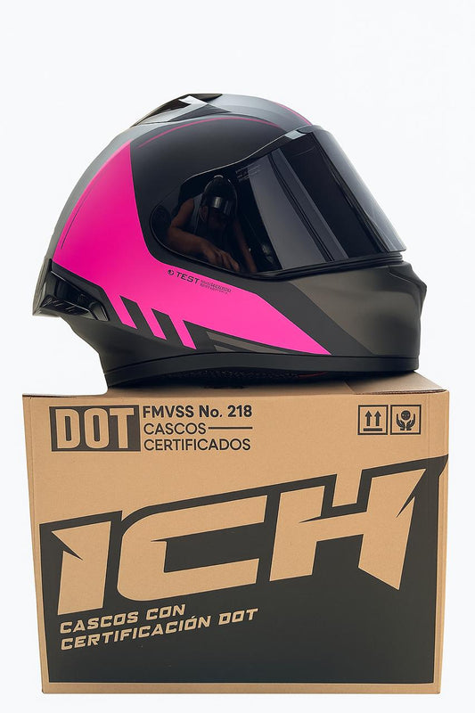 CASCO ICH 503 VISERA PLATEADA EDICION