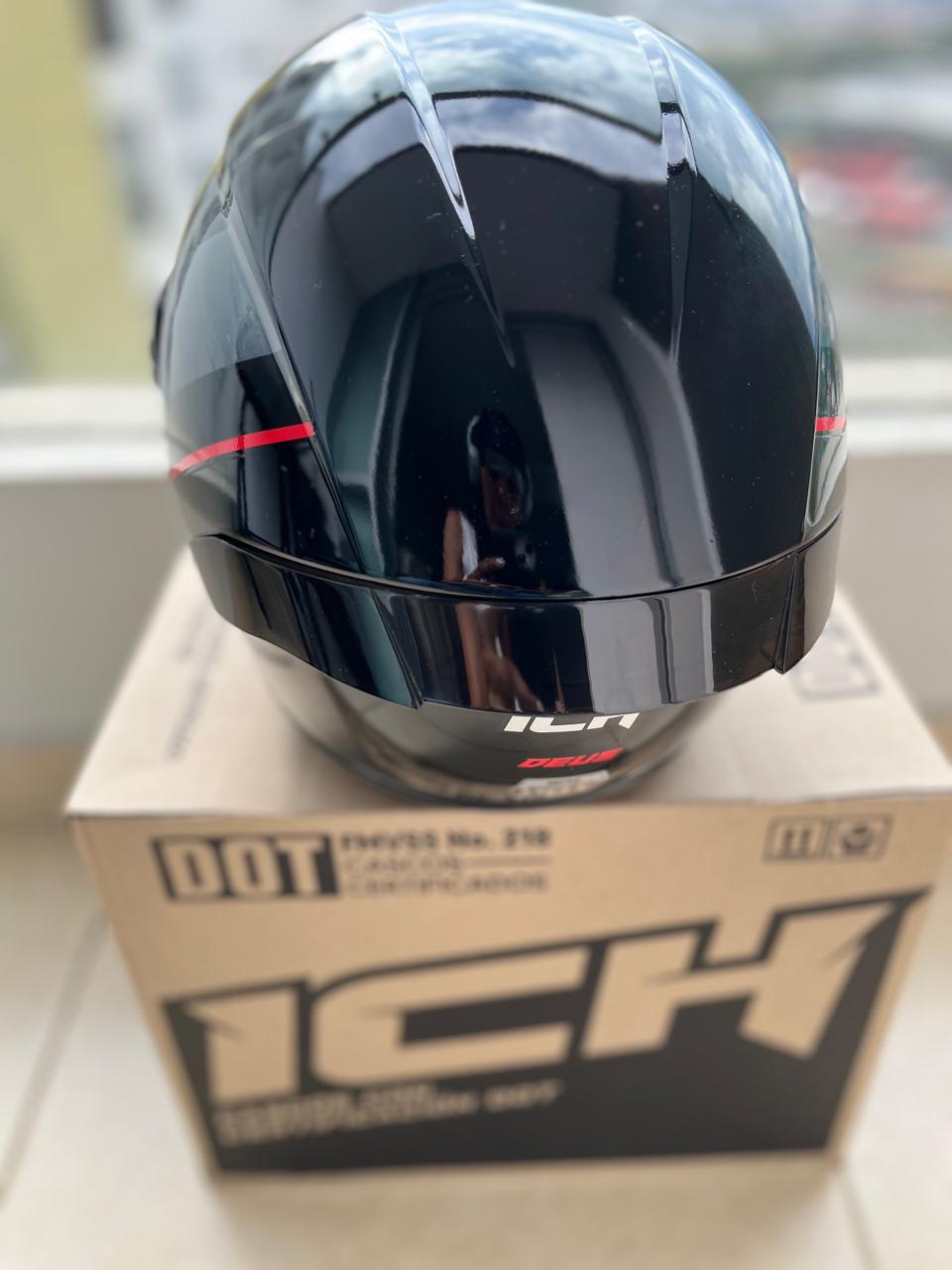 CASCO ICH DEUS FUCSIA VISERA NEGRA