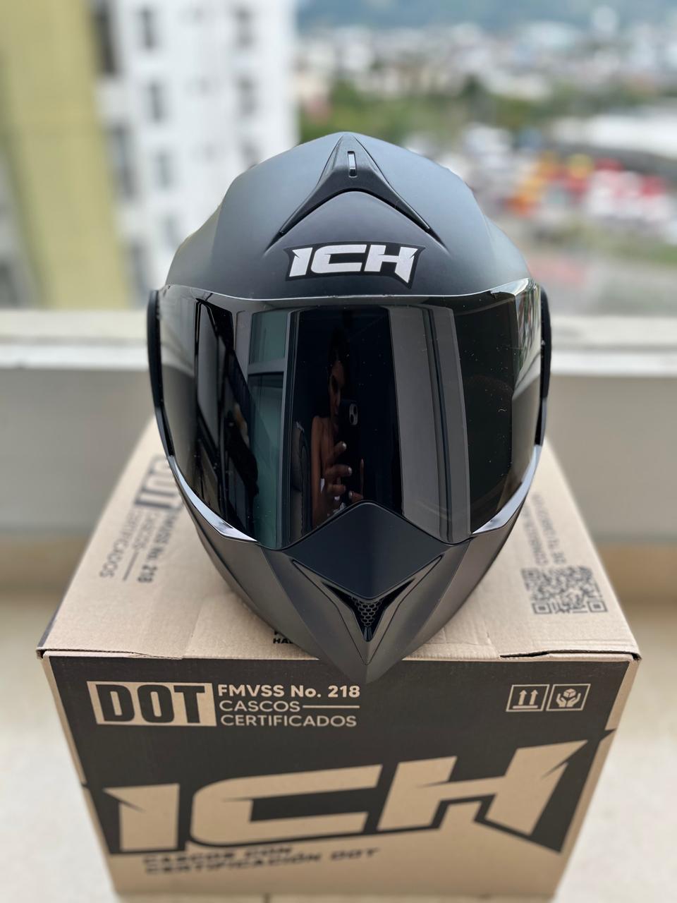 Casco Abatible ICH 3110 Solid Visera Negra