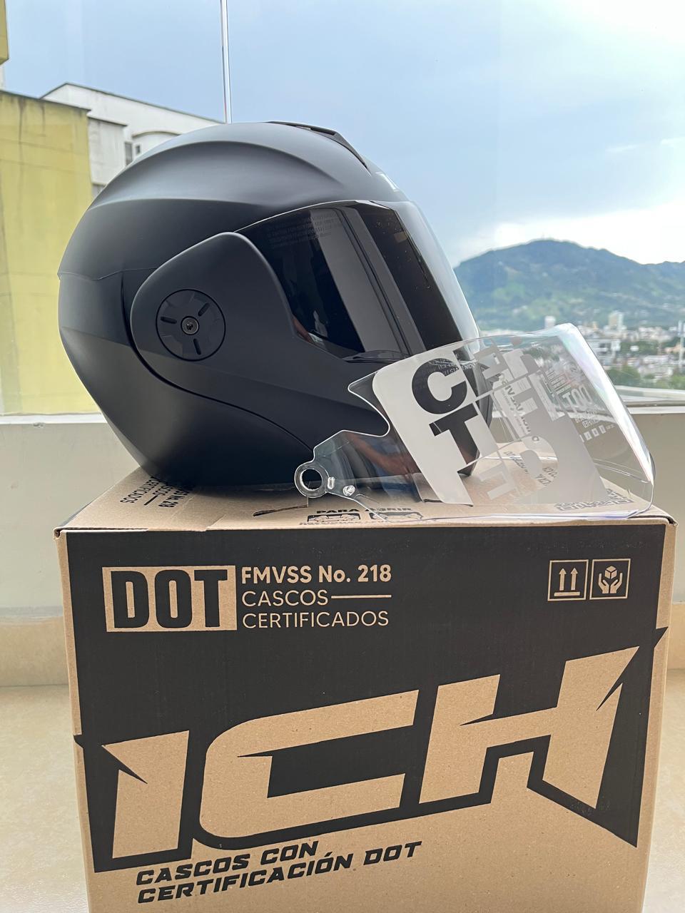 Casco Abatible ICH 3110 Solid Visera Negra