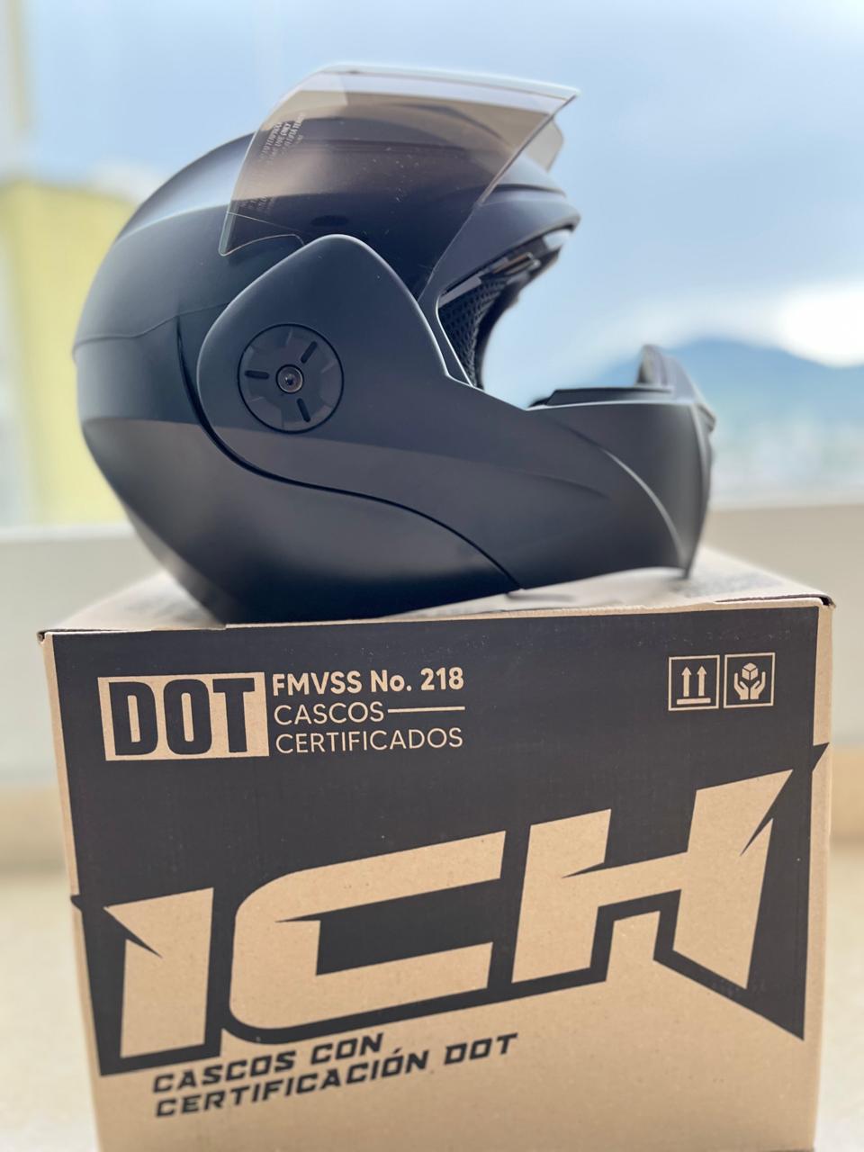 Casco Abatible ICH 3110 Solid Visera Negra