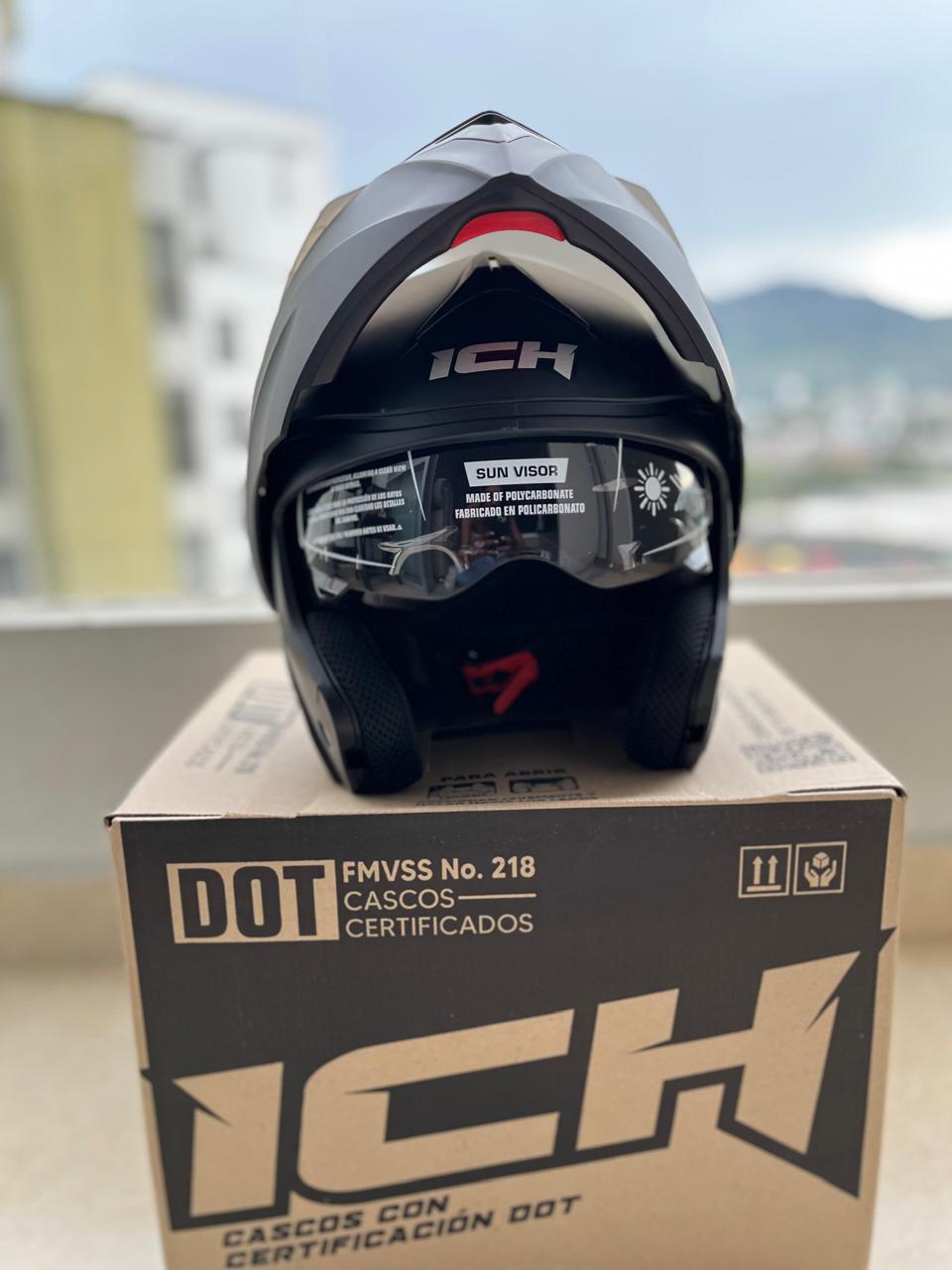 Casco Abatible ICH 3110 Solid Visera Negra