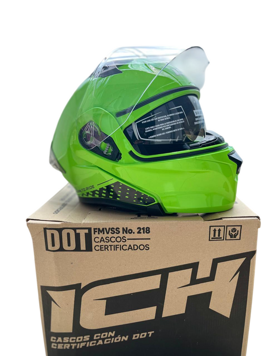 CASCO ABATIBLE 3120 VERDE POLICIA