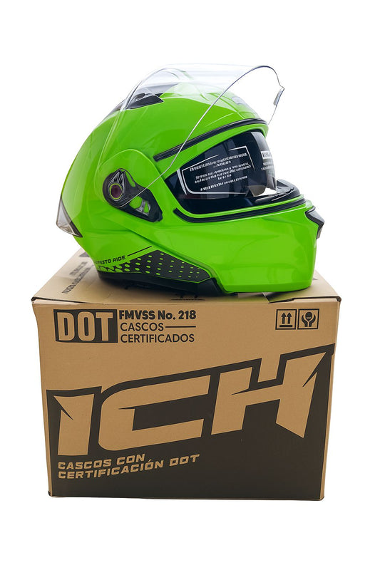 CASCO ABATIBLE VERDE POLICIA 3120
