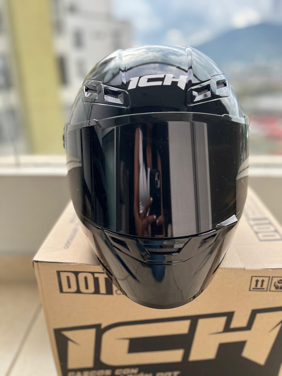 CASCO ICH DEUS FUCSIA VISERA NEGRA