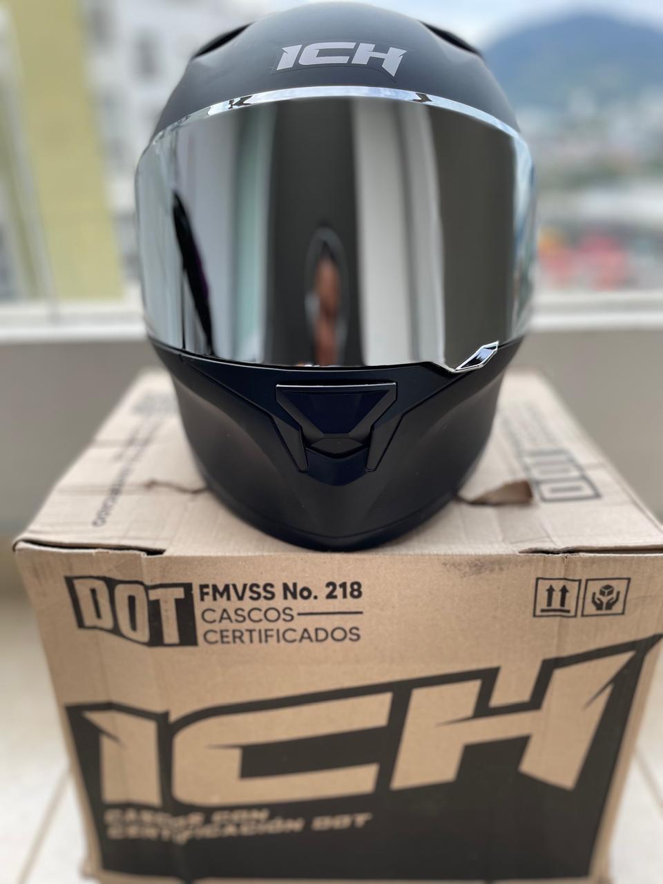 CASCO ICH 503 VISERA PLATEADA