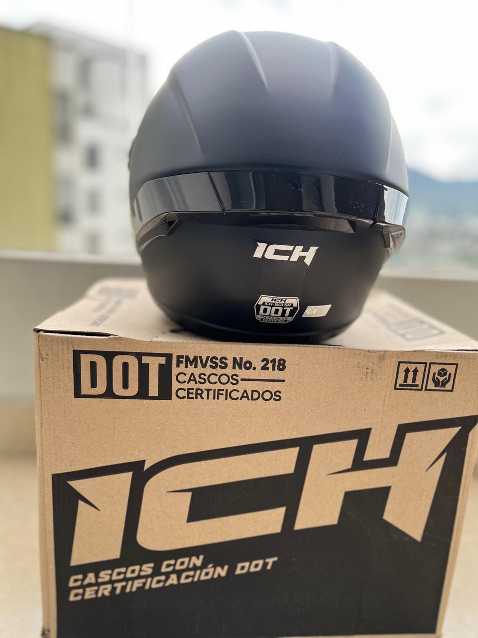CASCO ICH 501 VISERA DORADA Y TRANSPARENTE