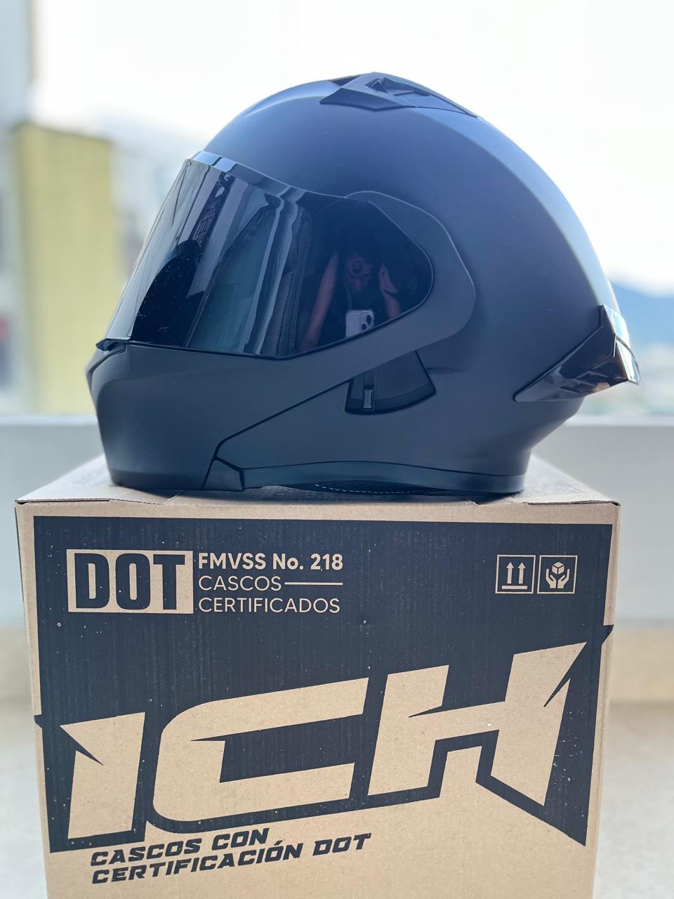 CASCO ABATIBLE 3120 VISERA NEGRA GAFAS INTERNAS