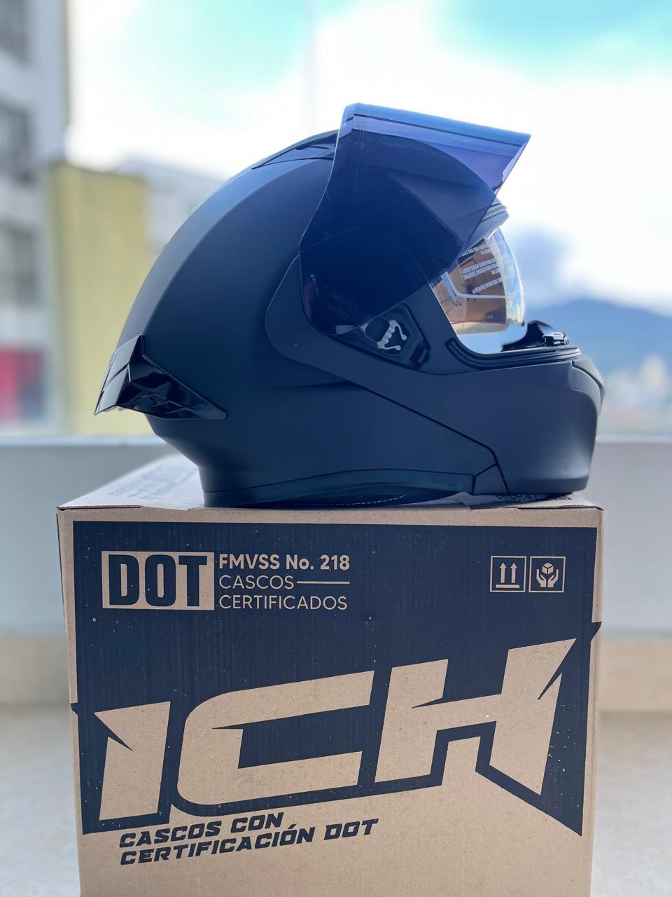 CASCO ABATIBLE 3120 VISERA NEGRA GAFAS INTERNAS