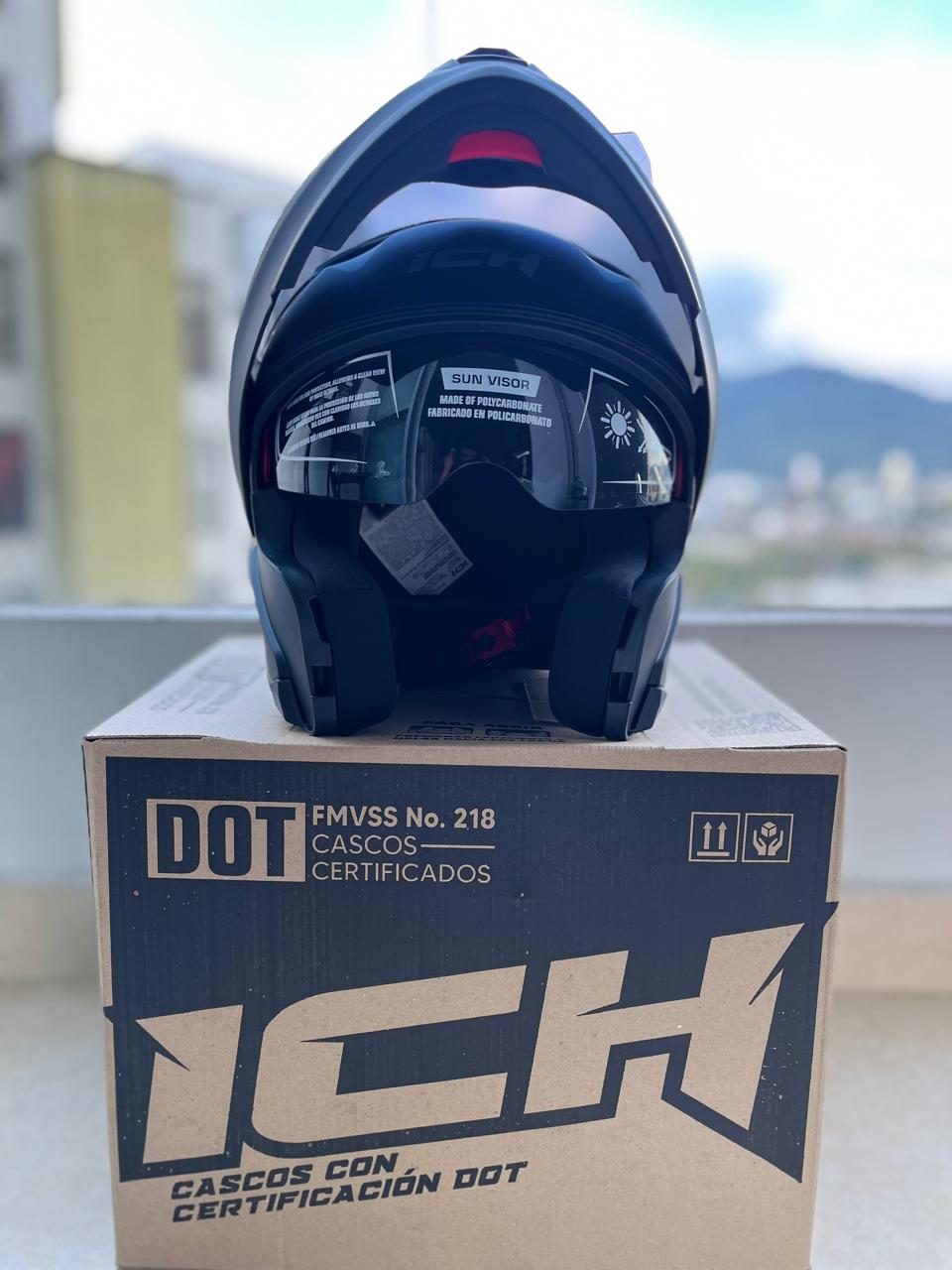 CASCO ABATIBLE 3120 VISERA NEGRA GAFAS INTERNAS