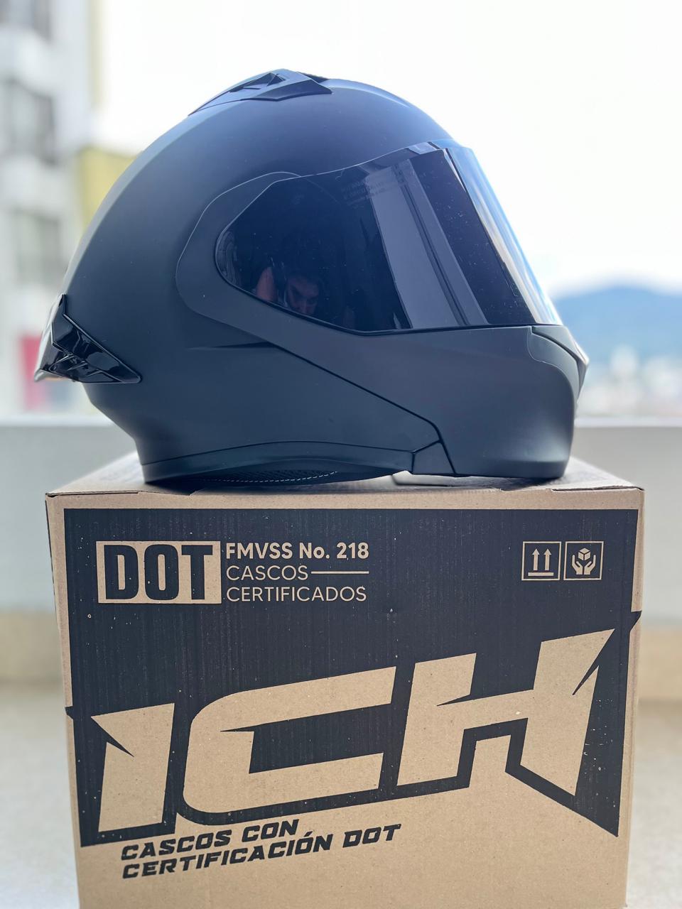 CASCO ABATIBLE 3120 VISERA NEGRA GAFAS INTERNAS