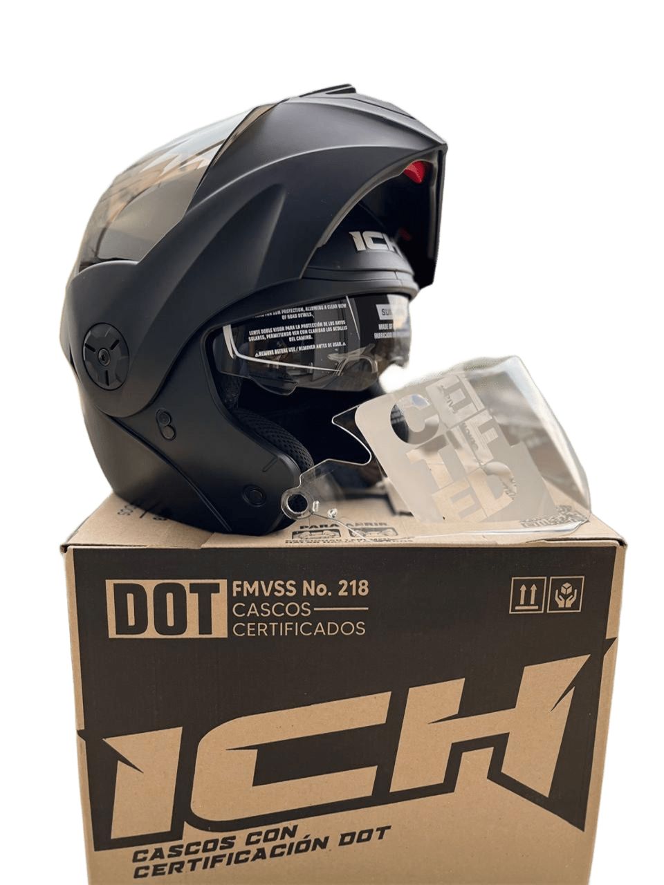 Casco Abatible ICH 3110 Solid Visera Negra